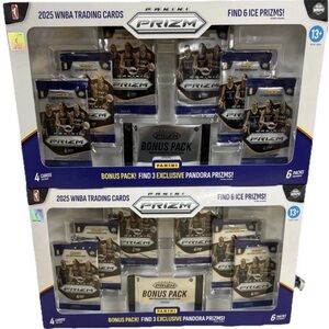 2x 2025 WNBA Prizm Bundle 6 Packs Bonus Pandora Prizm Pack Caitlin Clark Paige